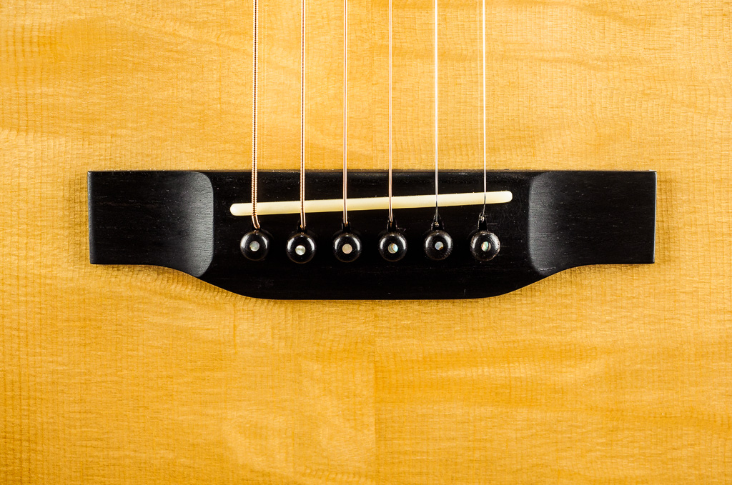 Ebony bridge… Ebony pins