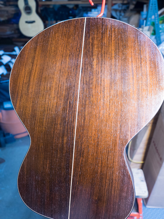 First coat of varnish