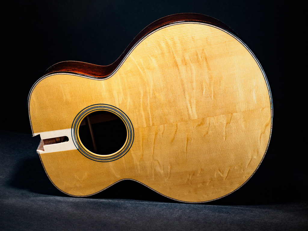 Final coat of varnish curing